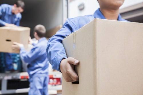 Professional removals and storage service in Cudham with moving boxes and furniture