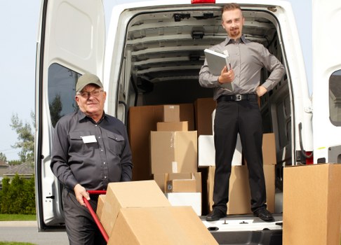 Planning office removals in Cudham with boxes and workspace preparation
