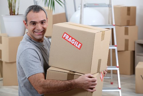 Careful loading of furniture for a house move in Cudham