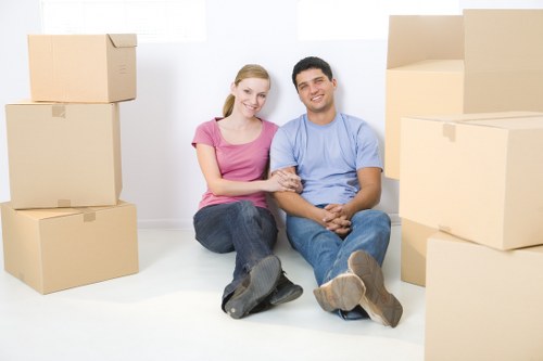 Careful loading of household items for small removals