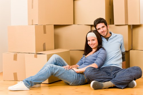 Planning a home move in Cudham with labelled boxes and packing supplies