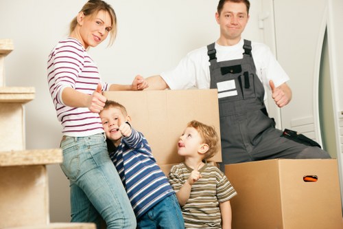 Staff acknowledging a storage service complaint in a professional setting